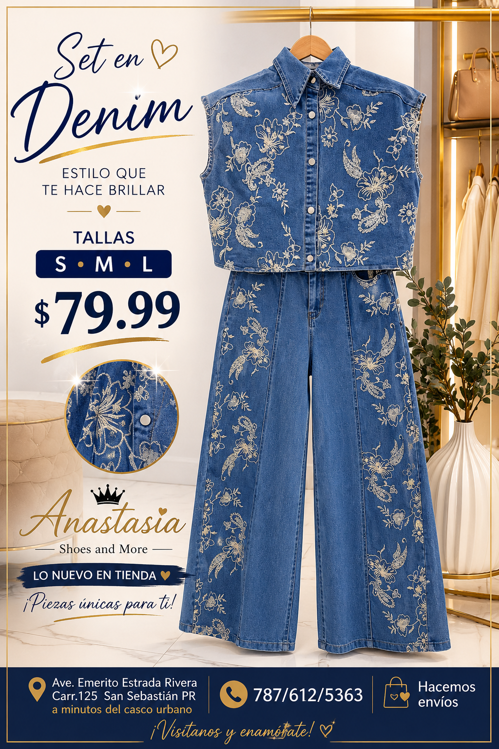 Denim Bloom